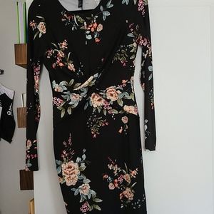 Long sleeve floral dress